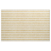 Elegant Faux Gold Glitter en White Stripe Pattern Stof (Fat Quarter)