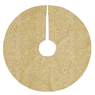 Elegant Faux Gold Glitter Kerstboom Rok