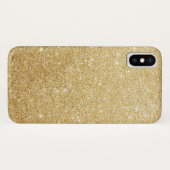 Elegant Faux Gold Glitter Luxury Case-Mate iPhone Case (Achterkant (horizontaal))
