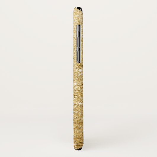 Elegant Faux Gold Glitter Luxury Case-Mate iPhone Case (Achterkant/links)