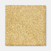 Elegant Faux Gold Glitter Magneet (Voorkant)