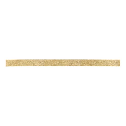 Elegant Faux Gold Glitter Satijnen Lint (Voorkant)