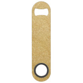 Elegant Faux Gold Glitter Speed Flessenopener (Achterkant)