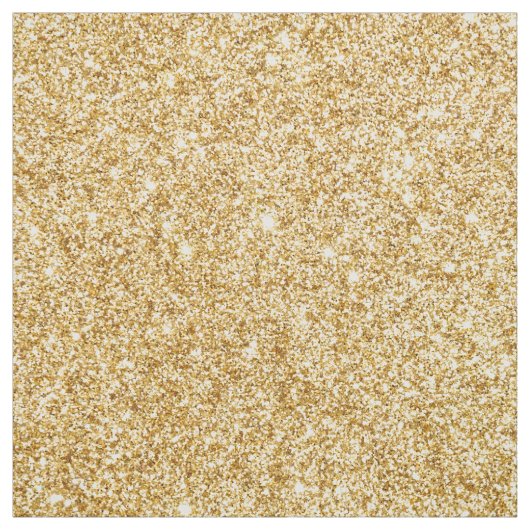 Elegant Faux Gold Glitter Stof (Swatch)