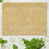 Elegant Faux Gold Glitter Theedoek (Gevouwen)