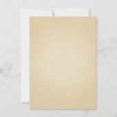 Elegant Faux Gold Harvest Moon Vrijgezellenfeest Kaart (Achterkant)