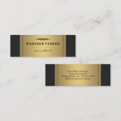 Elegant Faux Gold Label Leather (Voorkant / Achterkant)