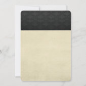 Elegant  Faux Gold Leaves Vrijgezellenfeest Kaart (Achterkant)