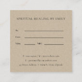 ELEGANT FAUX GOLD LOTUS FLORAL GIFT CERTIFICAAT (Achterkant)