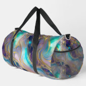 Elegant Faux Gold met Blauwgroen en Paarse Opal St Plunjezak (Rechterhoek)