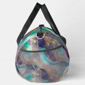 Elegant Faux Gold met Blauwgroen en Paarse Opal St Plunjezak (Rechts)