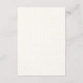 Elegant Faux Gold Palm Tree Advice for the Bride Advieskaart (Achterkant)