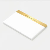 Elegant Faux Gold Sjabloon Moderne Professional Post-it® Notes (Schuin)