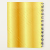 Elegant Faux Gold-Sjabloon op maat Planner (Achterkant)