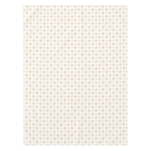 Elegant Faux Gold Snowflakes kerspatroon Tafelkleed (Voorkant)
