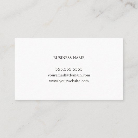 Elegant Faux Goud Blauw Metalen Streep Consultant Visitekaartje (Achterkant)