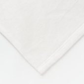 elegant faux goud, blauw van de marine, witte stre fleece deken (Hoek)