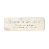 elegant faux goud glitter etiket (Voorkant)