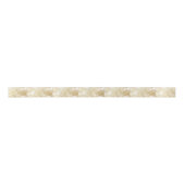 Elegant faux goud glitter tropische planten patroo satijnen lint (Voorkant)