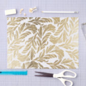 Elegant faux goud modern floral damask patroon tissuepapier (Craft)
