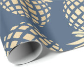 elegant faux goud tropisch anananaseppatroon cadeaupapier (Rol Hoek)