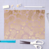 elegant faux gouden anananassepatroon polka-stippe tissuepapier (Craft)