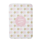 Elegant faux goudtropisch anananaseppatroon badmat (Voorkant Verticaal)