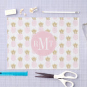 Elegant faux goudtropisch anananaspatroon tissuepapier (Craft)