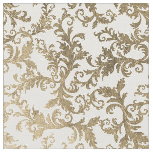 Elegant  faux goudvodvodder stof