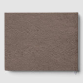 Elegant Faux Leather Retirement Gastenboek (Achterkant)