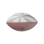 Elegant Faux Metallic Shiny Silver American Football (Gedraaid 270)