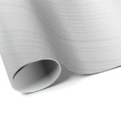 Elegant Faux Metallic Shiny Silver Cadeaupapier (Rol Hoek)