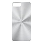 Elegant Faux Metallic Shiny Silver Case-Mate iPhone Case (Achterkant)