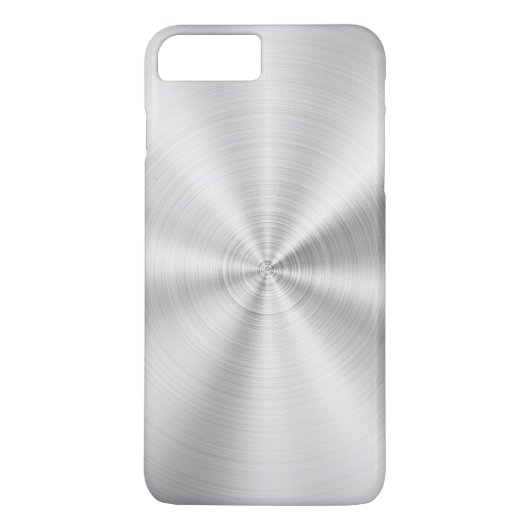 Elegant Faux Metallic Shiny Silver Case-Mate iPhone Case (Achterkant)