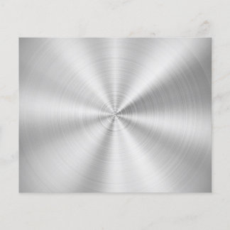 Elegant Faux Metallic Shiny Silver Flyer
