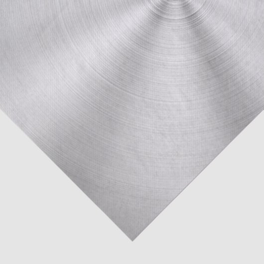 Elegant Faux Metallic Shiny Silver Tissuepapier (Detail)