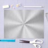 Elegant Faux Metallic Shiny Silver Tissuepapier (Craft)