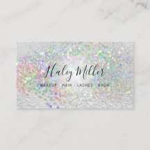 Elegant Faux Pearlescent Iridescent Glitter