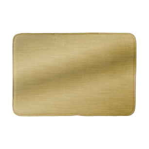 Elegant Faux pensed Gold Artwork Badmat