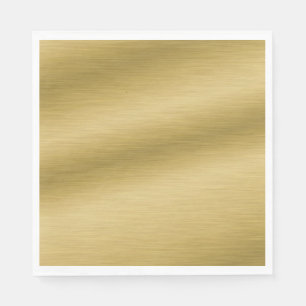 Elegant Faux pensed Gold Artwork Servetten
