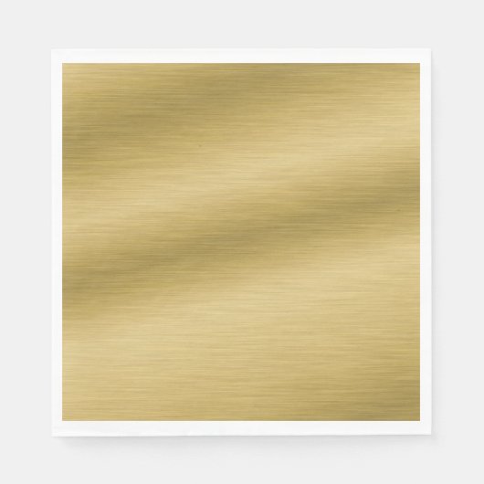 Elegant Faux pensed Gold Artwork Servetten (Voorkant)