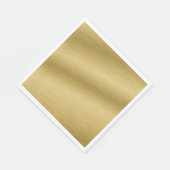 Elegant Faux pensed Gold Artwork Servetten (Hoek)