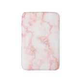 Elegant Faux Pink Marble Bath Mat (Voorkant Verticaal)