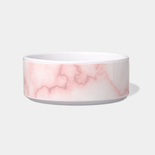 Elegant Faux PInk Marble Voerbakje