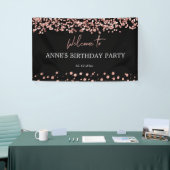 Elegant Faux Roos Gold Banner (Beurs)