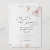 Elegant Faux Roos Gold Foil Glitter Vrijgezellenfe Kaart (Voorkant)