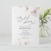 Elegant Faux Roos Gold Foil Glitter Vrijgezellenfe Kaart (Staand voorkant)
