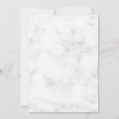 Elegant Faux Roos Gold Photo Weddenschap Save the  Save The Date (Achterkant)