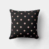 elegant faux roos gouden zwarte haarpunten kussen