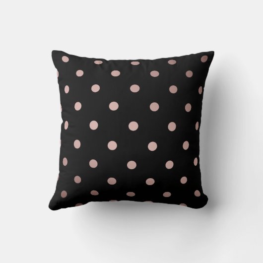 elegant faux roos gouden zwarte haarpunten kussen (Achterkant)